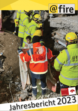 @fire – Internationaler Katastrophenschutz Jahresbericht 2023 Cover